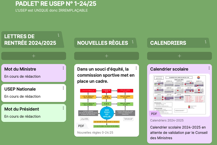 PADLET'RE USEP 1-24/25